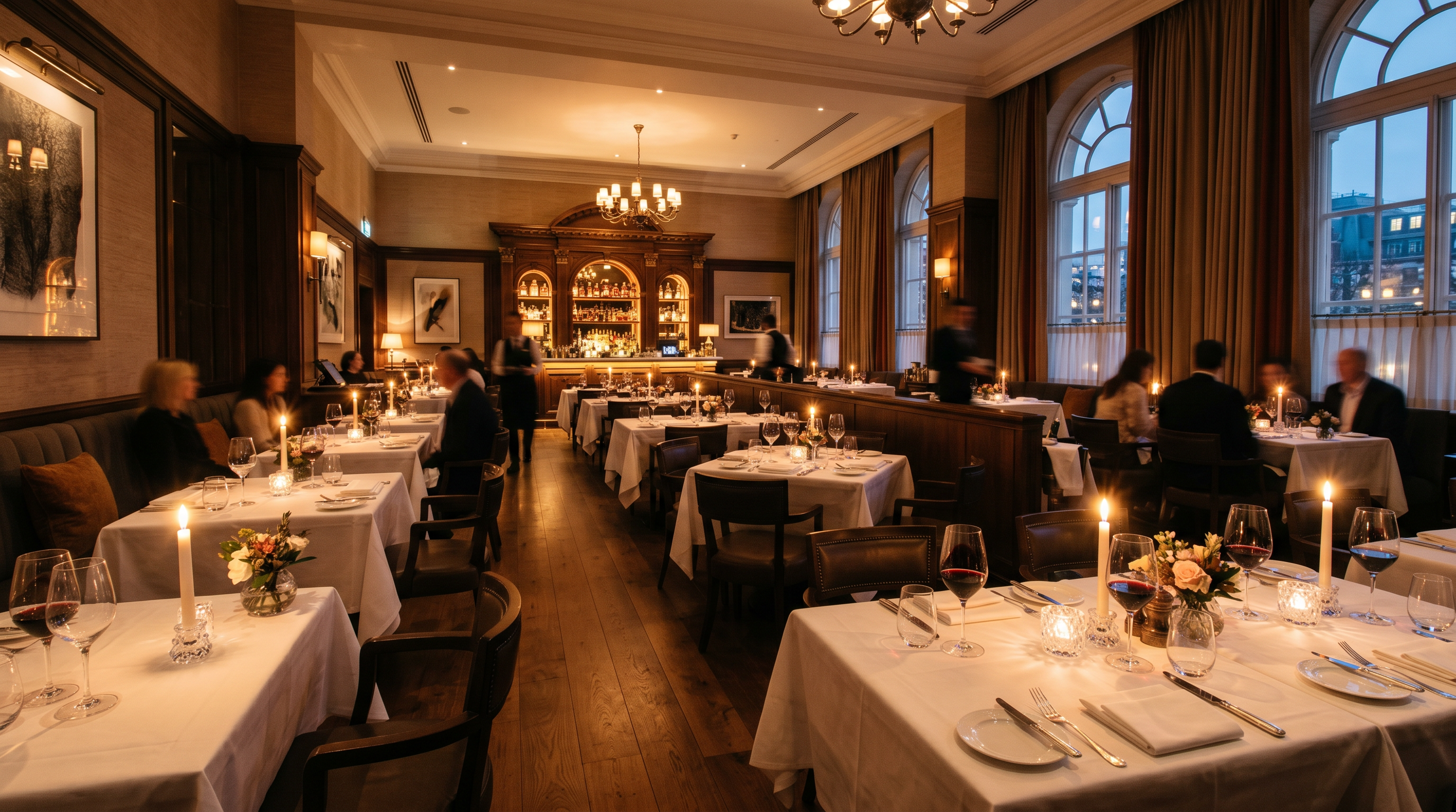 Fine dining restaurant inside TopRatedUK hotel